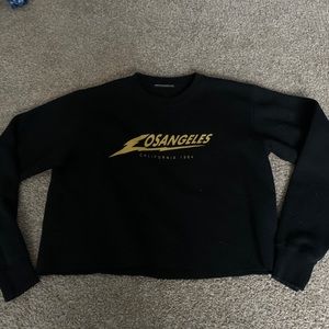 Brandy cropped sweatshirt